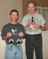 50-54 male winners, Mike Datlof and Phillip Wedgeworth. Ed Wheeler ran away.jpg (91079 bytes)